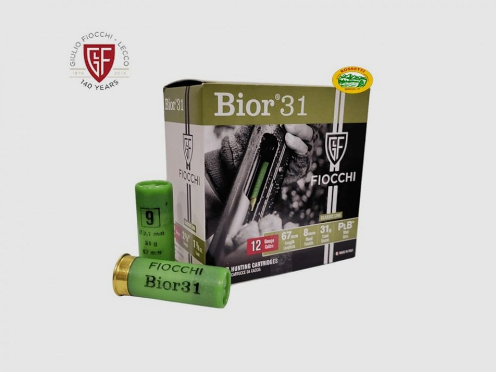 FIOCCHI Patronen BIOR 31 Kal.12 pb.11