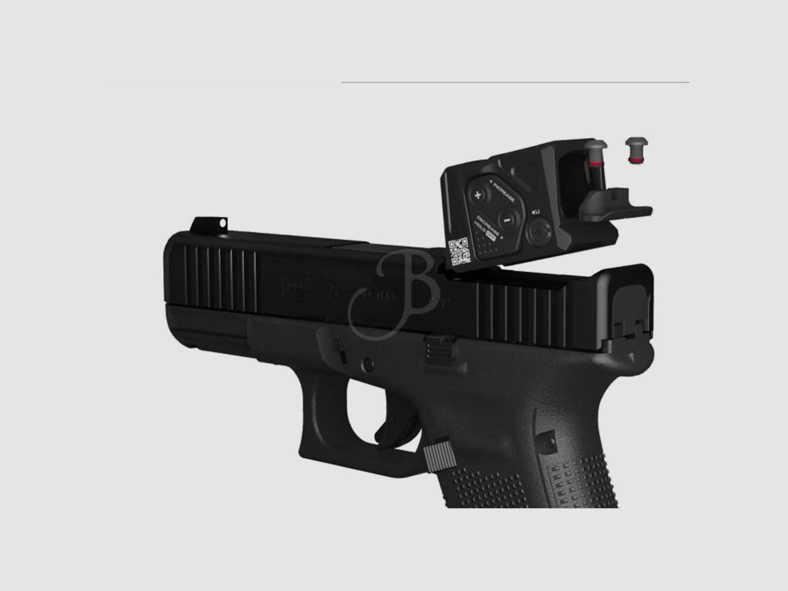 PISTOLA – GLOCK MOD. 45 9 LUGER A-CUT COA COMBO FS MOS, imagen 4 de 4
