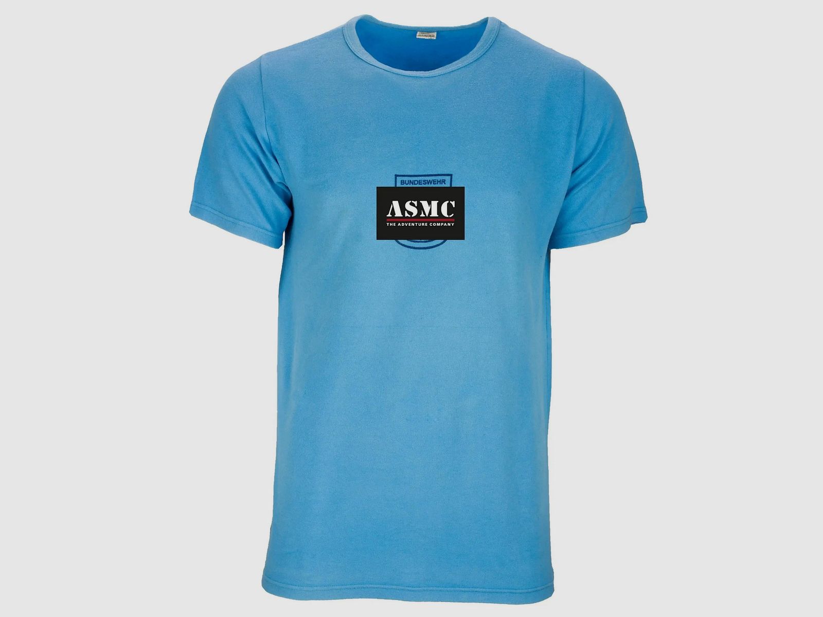 Bundeswehr Original BW Sporthemd blau gebraucht