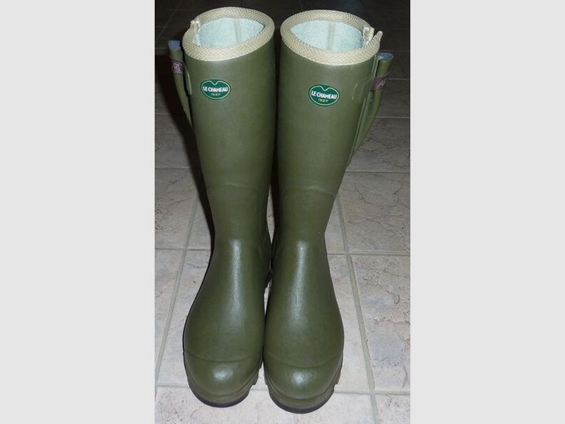 Le Chameau Vierzon Airconfort Gummistiefel mit Wadenschnalle Größe 46