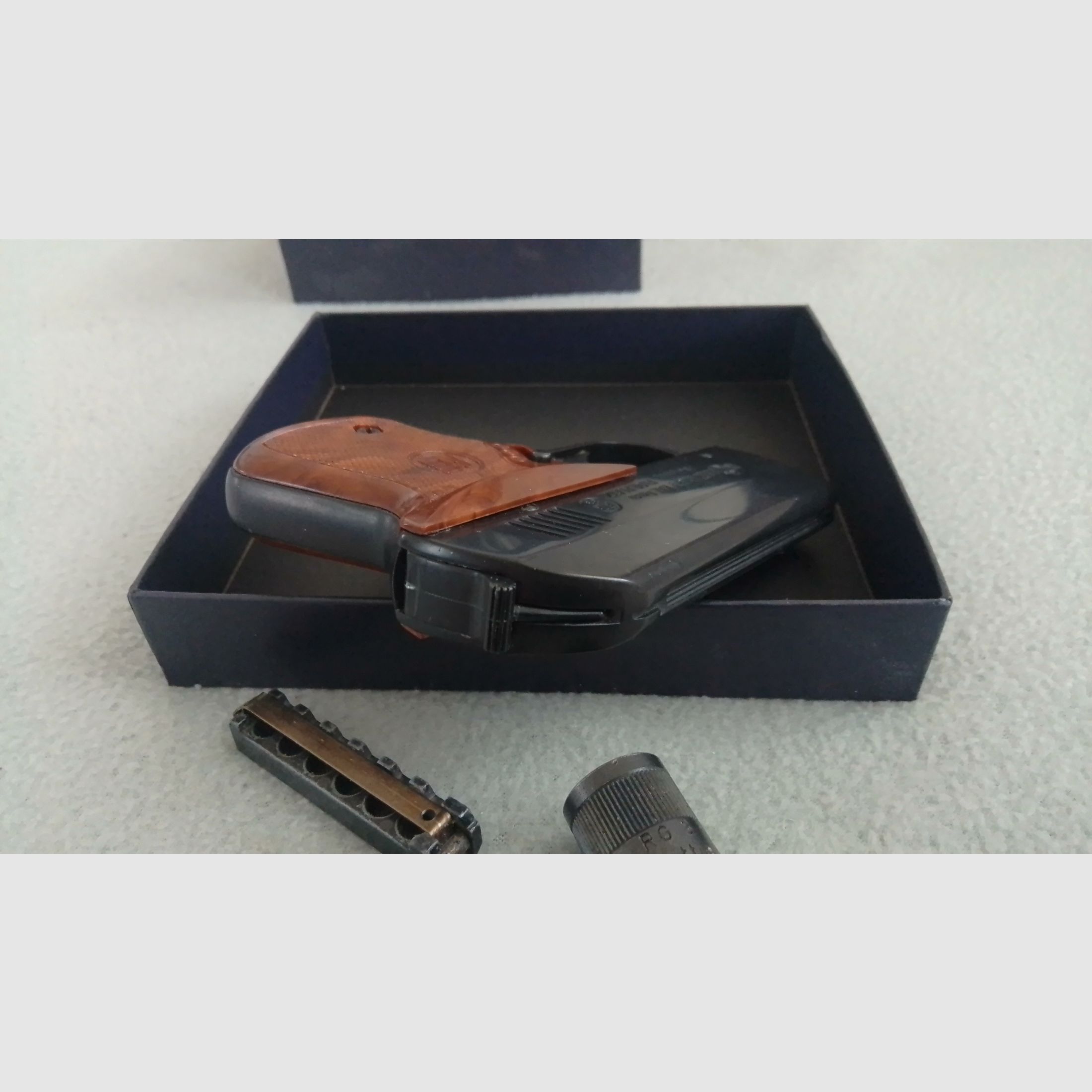 Röhm RG 3 Schreckschuss Pistole Kal. 6mm Flobert PTB 33 Taschenpistole Startpistole RG3