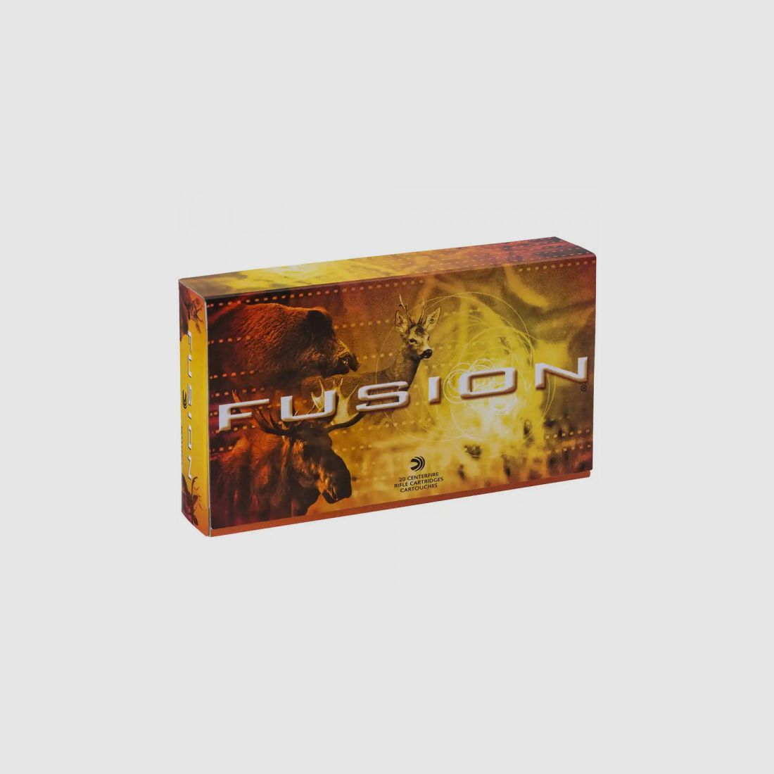 FEDERAL FUSION BÜCHSENPATRONEN - .308WIN - 165 GRS. - TEILMANTEL - 20 SCHUSS
