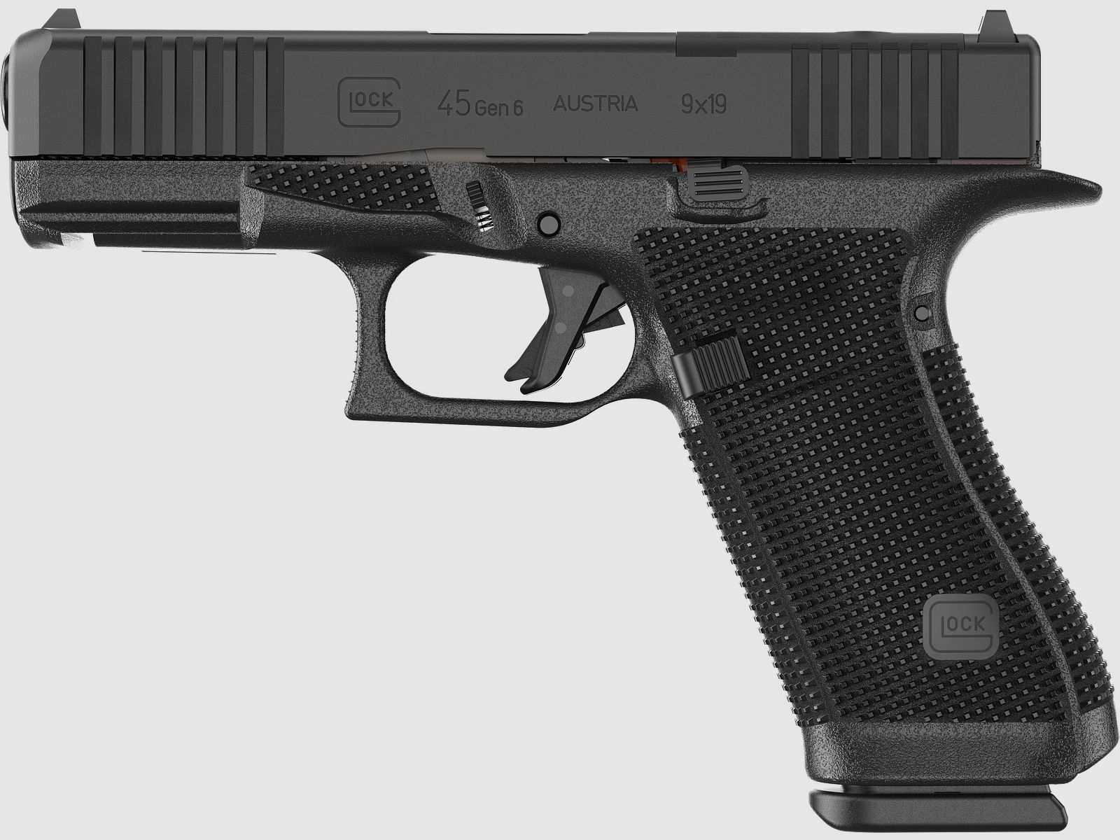 Glock Pistole G45 Gen6 OR FS 9mm Luger 4.02″ / 102 mm 17+1, Compact Crossover