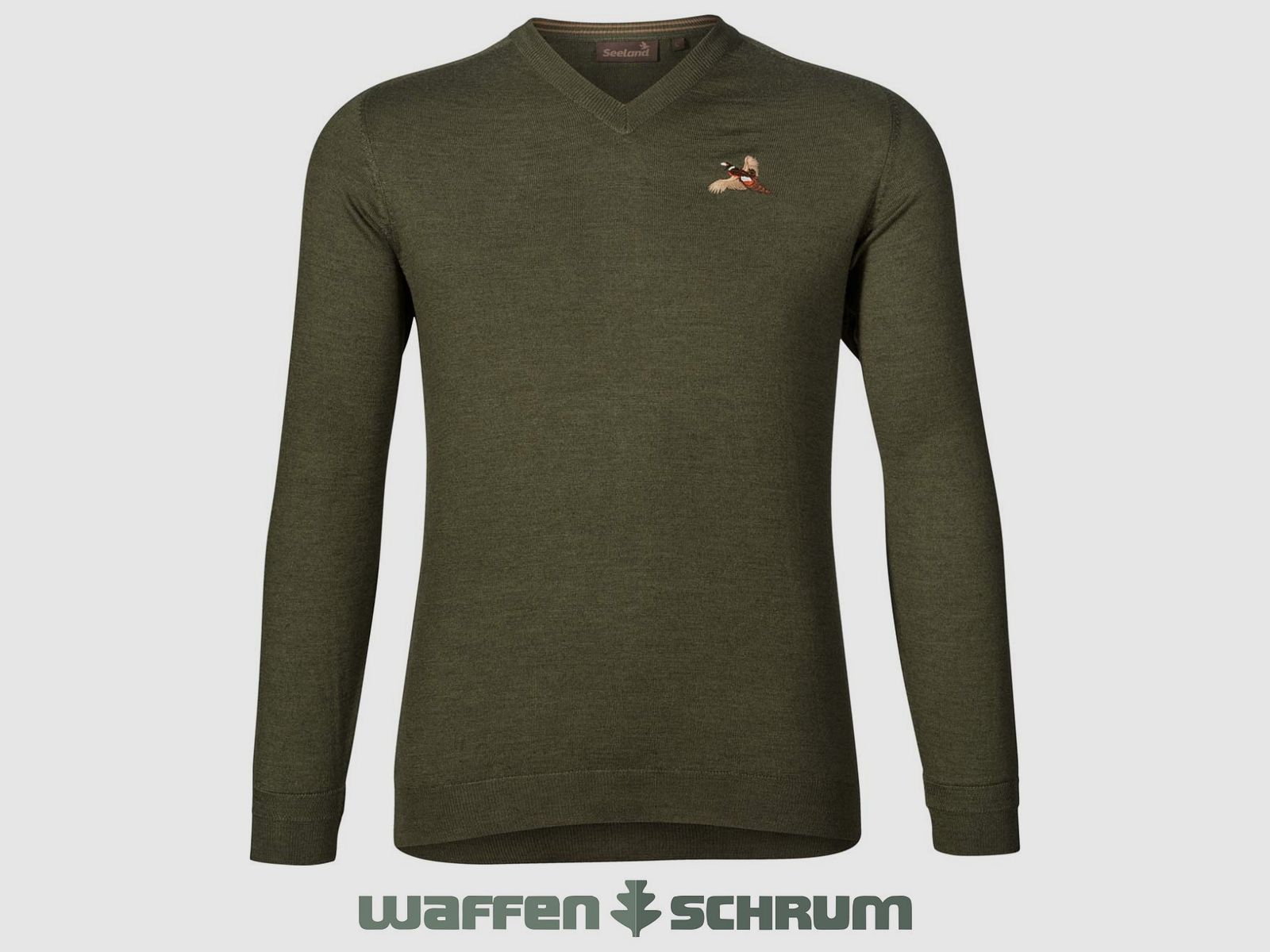 Seeland Pullover Woodcock V-neck Classic green