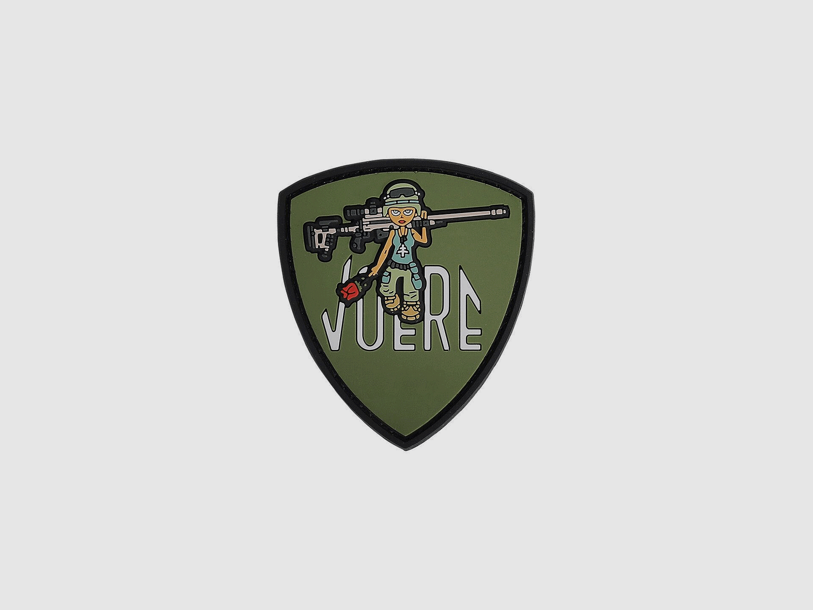 PATCH – VOERE Girl – Emblem (VOERE X4) (MIT VELCRO), Bild 1 von 2