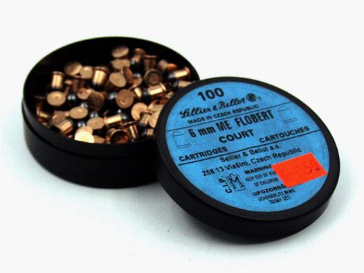 S + B, 6mm Flobert ME, balle, 100 pcs.