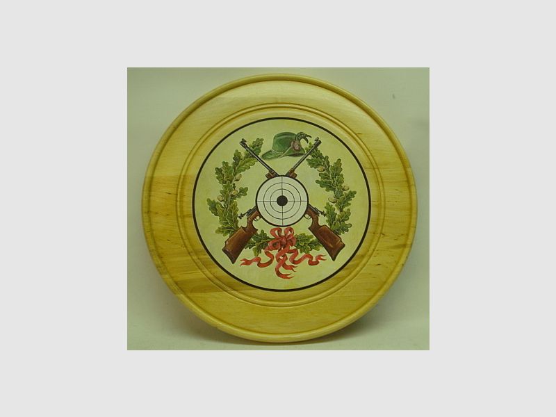 Cible de protection carabine - 40 cm, bois massif clair