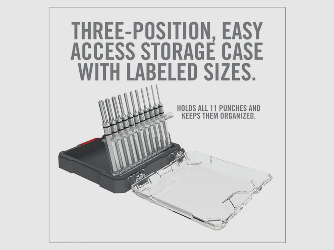 Real Avid Accu-Punch 11-delige Roll Pin Punch Set