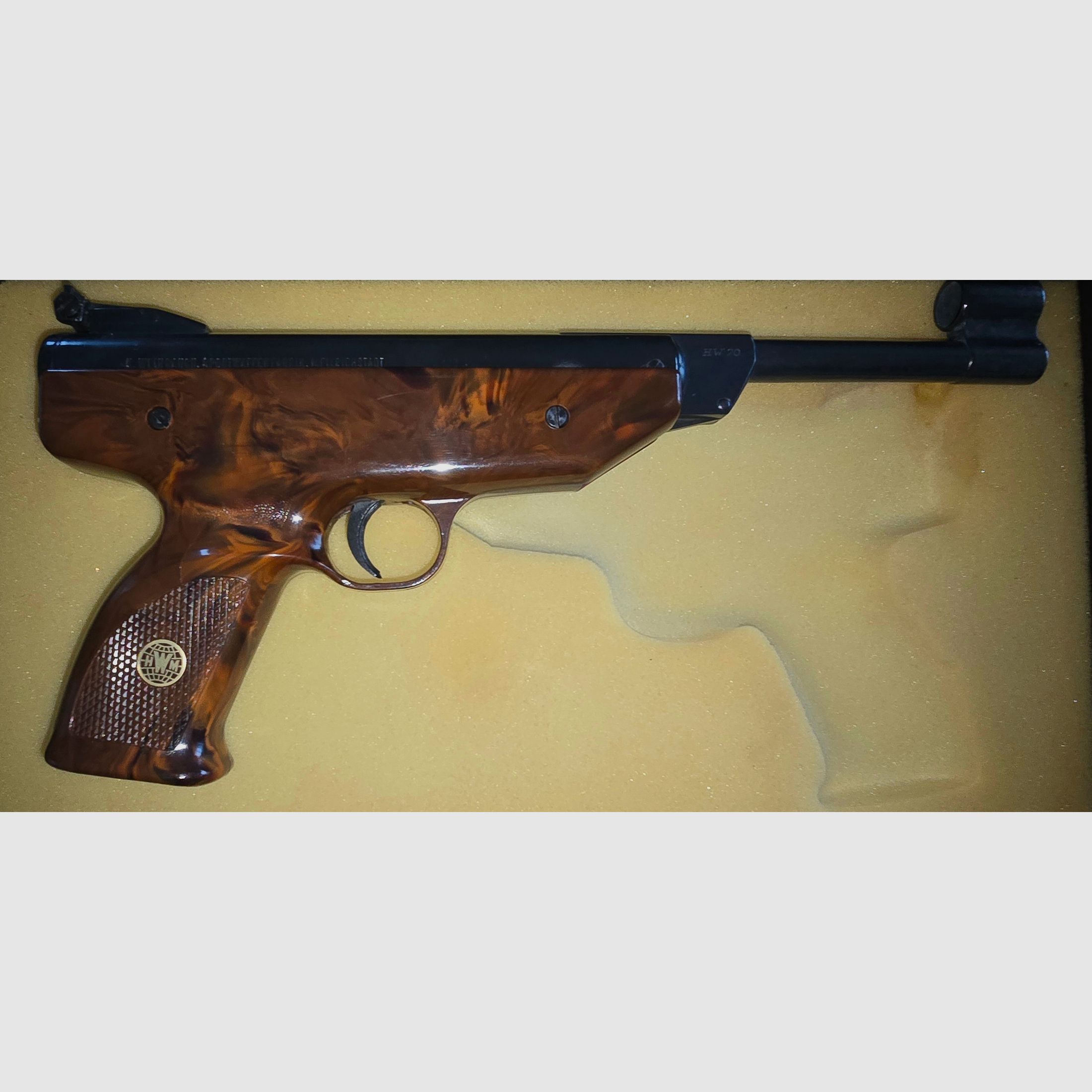 Luftpistole inklusive OVP Weihrauch HW 70 w.NEU