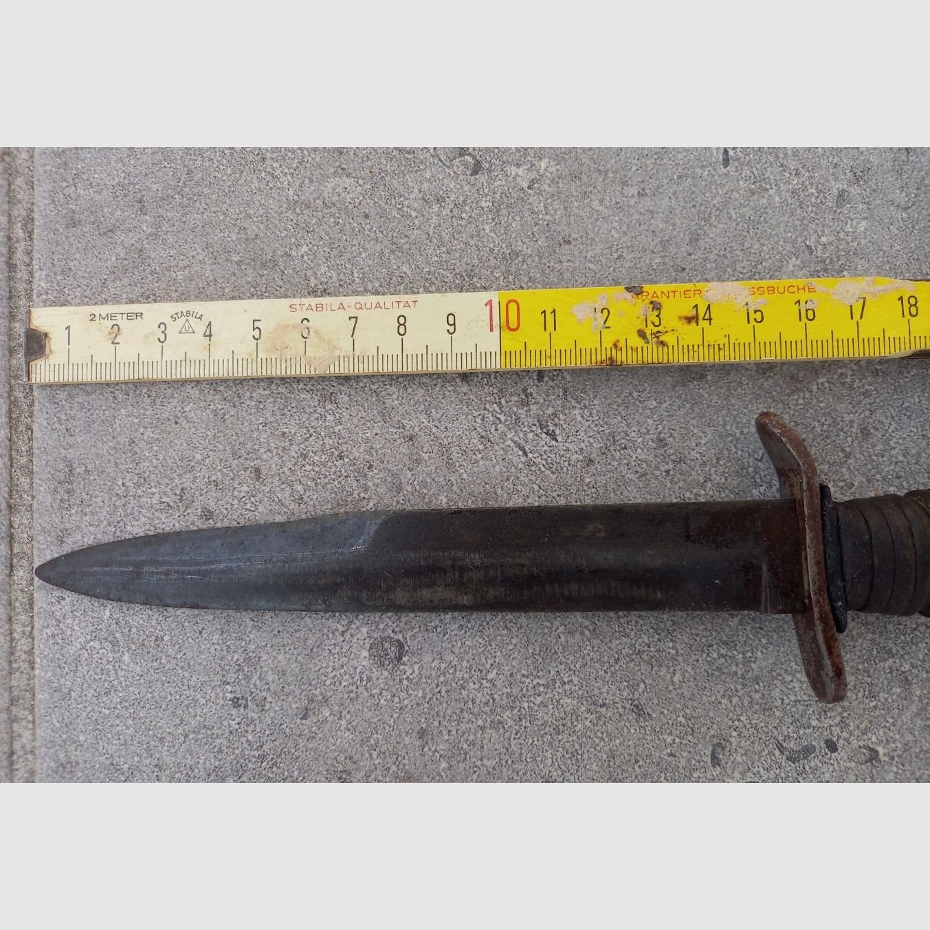 Couteau de tranchée WKII US.M3/Kampfmesser avec étui US.M8