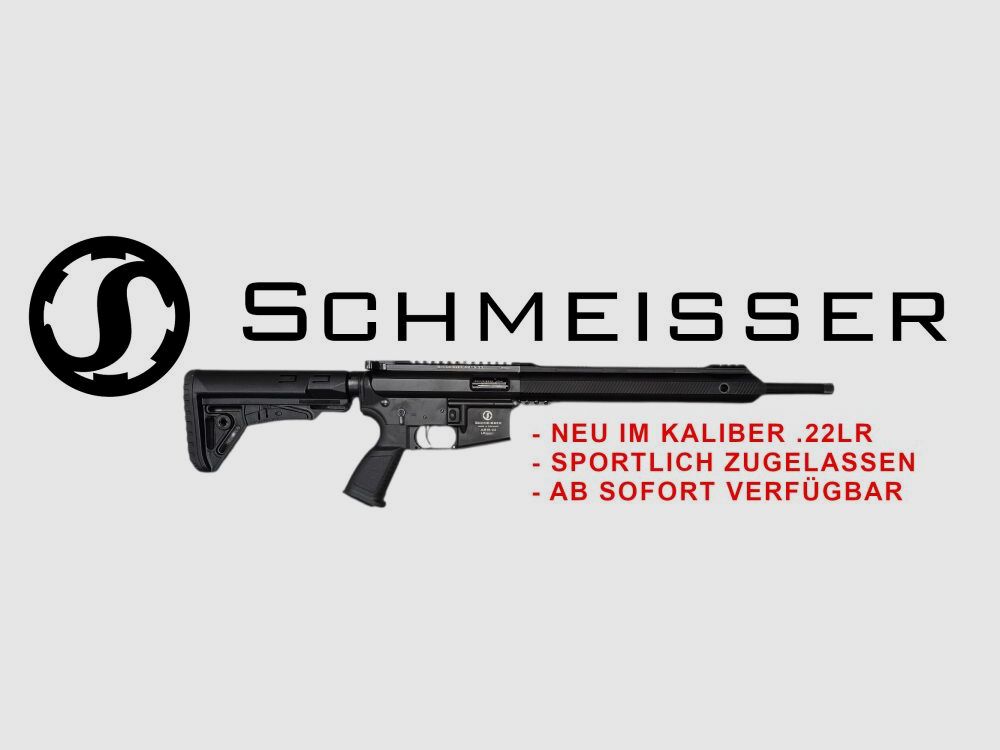 Schmeisser AR15 -22 Sport 16" czarny kaliber 22lr. karabin samopowtarzalny dostępny od ręki, wysyłka +25€