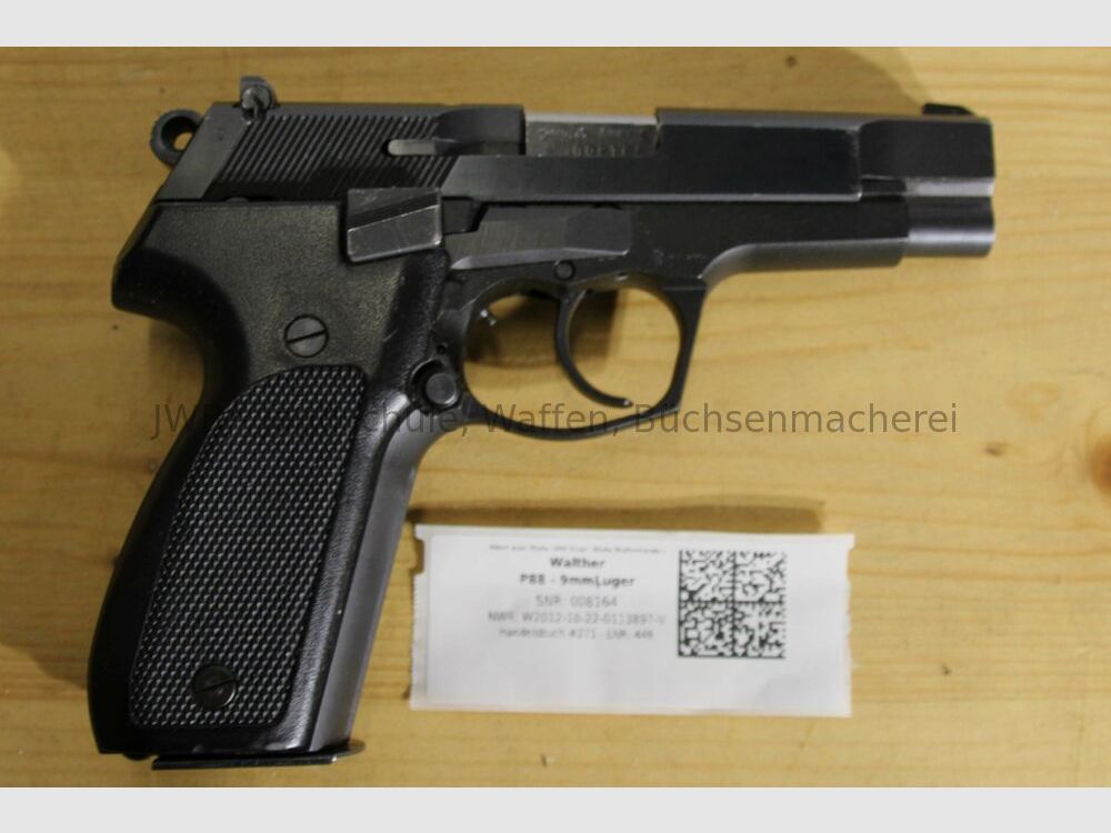 Walther P88 collector's weapon 9mm Luger