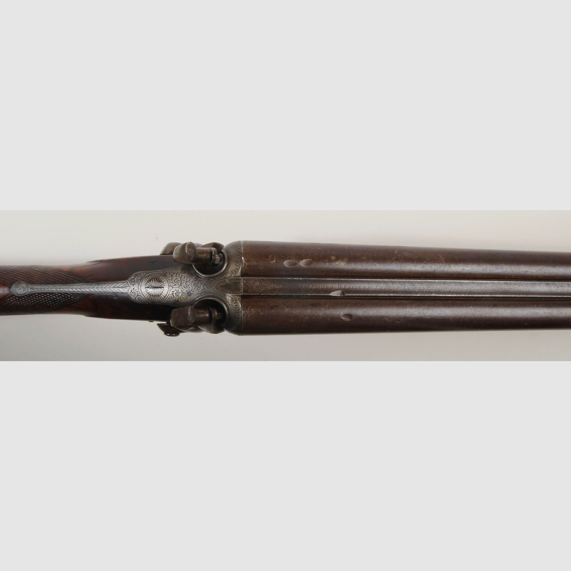 Double-barreled shotgun ca. 1880    Article 12909