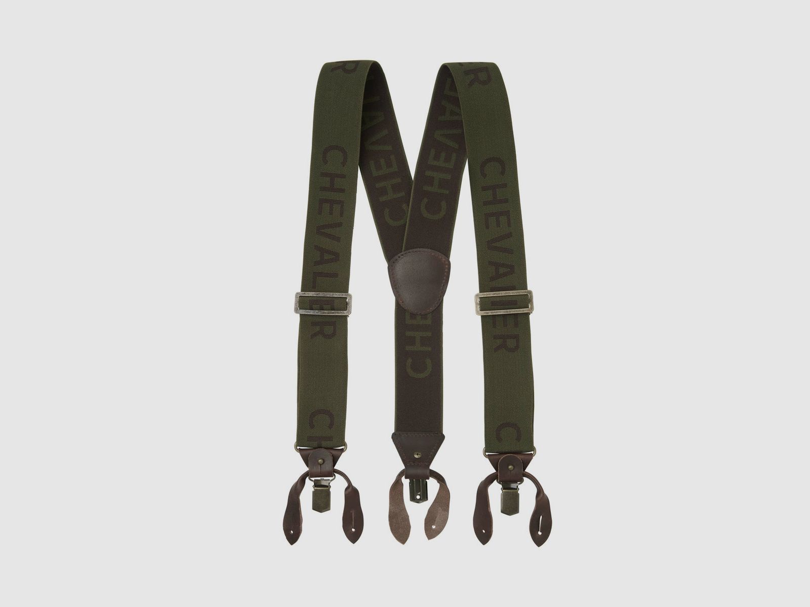 Chevalier Hosenträger Chevalier Logo Dark Green