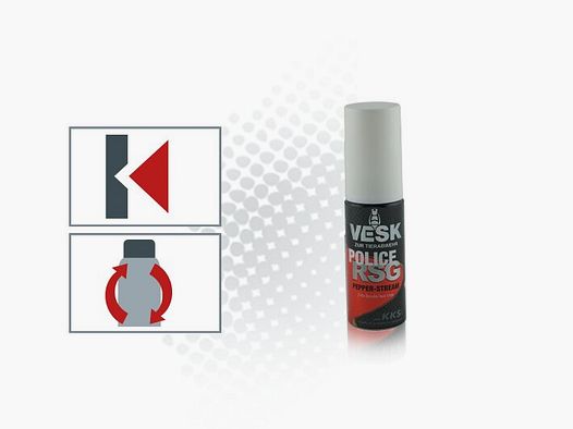 Pfefferspray VESK RSG Police Pocket Nachfülldose 20 ml Breitstrahl