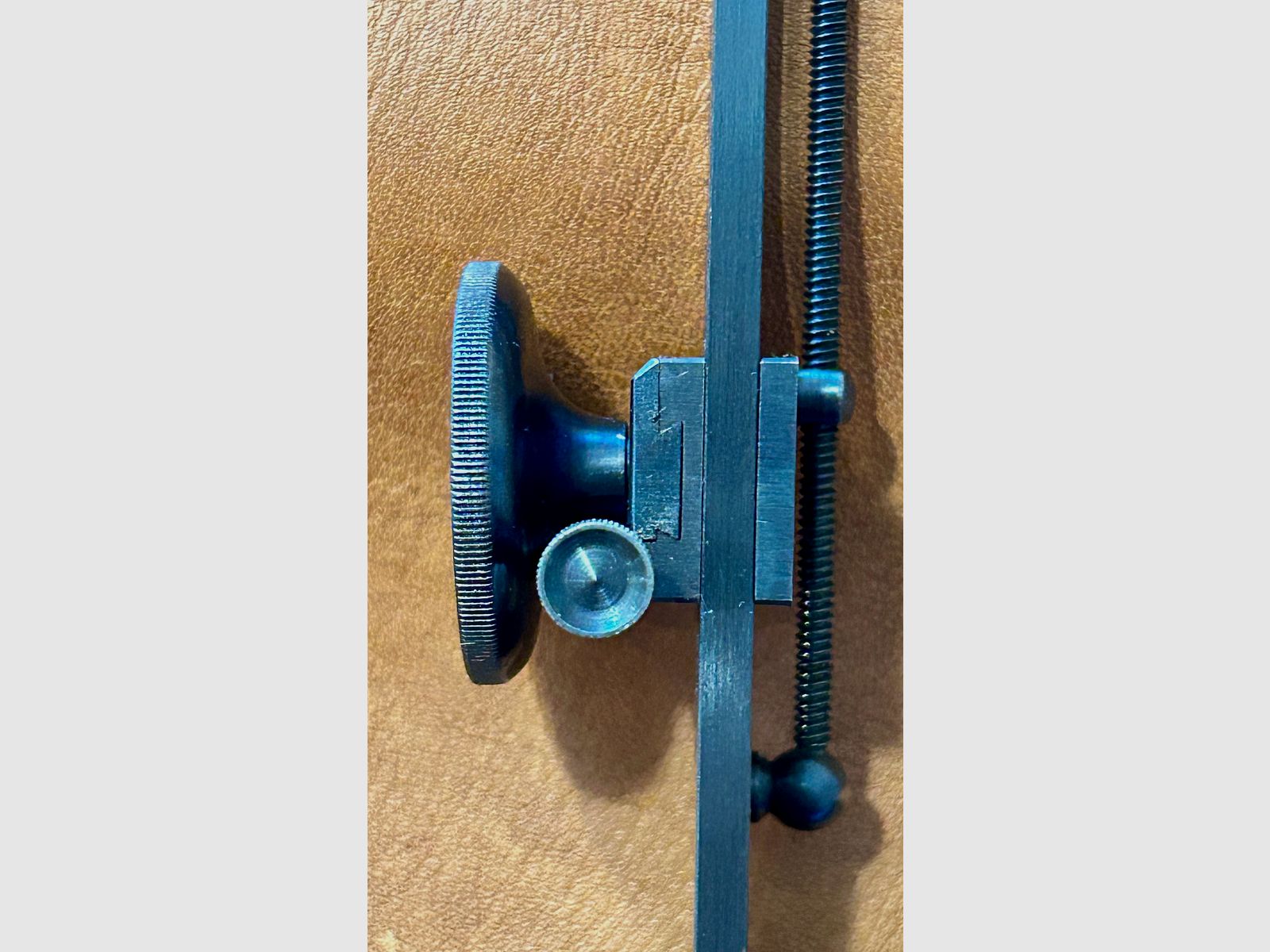 Langafstand tangvizier voor een 74er Sharps van Tom Axtell „The Riflesmith“