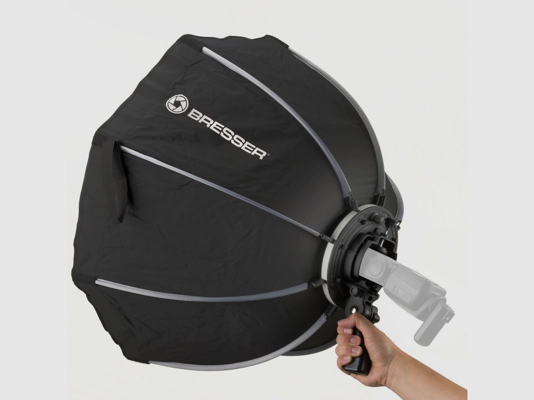 Achtkantige Softbox BRESSER Super Quick 65cm für Kamerablitz, Bild 3 von 9