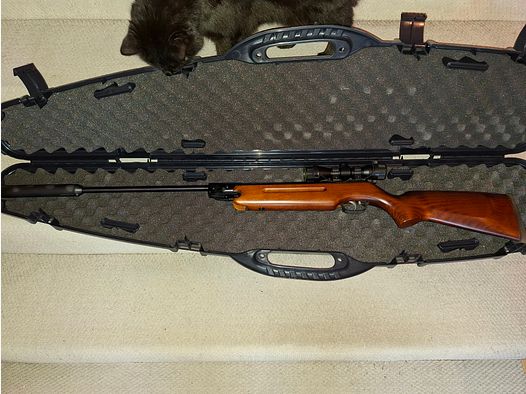 Weihrauch HW 35 Luftgewehr mit Schalldämpfer u. Zielfernrohr 