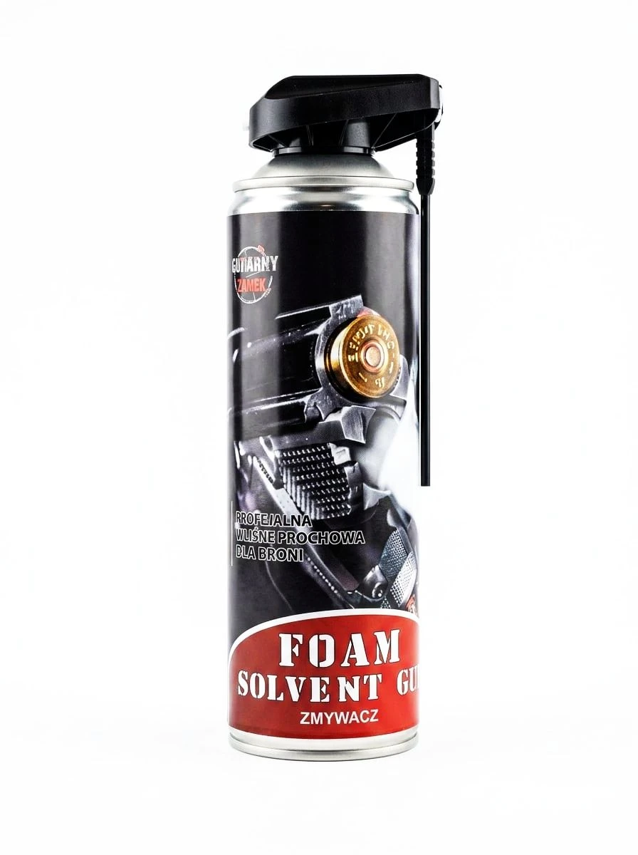 FOAM SOLVENT GUN™ – Aktiver Schaum zur Reinigung von Waffen und Läufen, 500 ml, mit Applikationsröhrchen