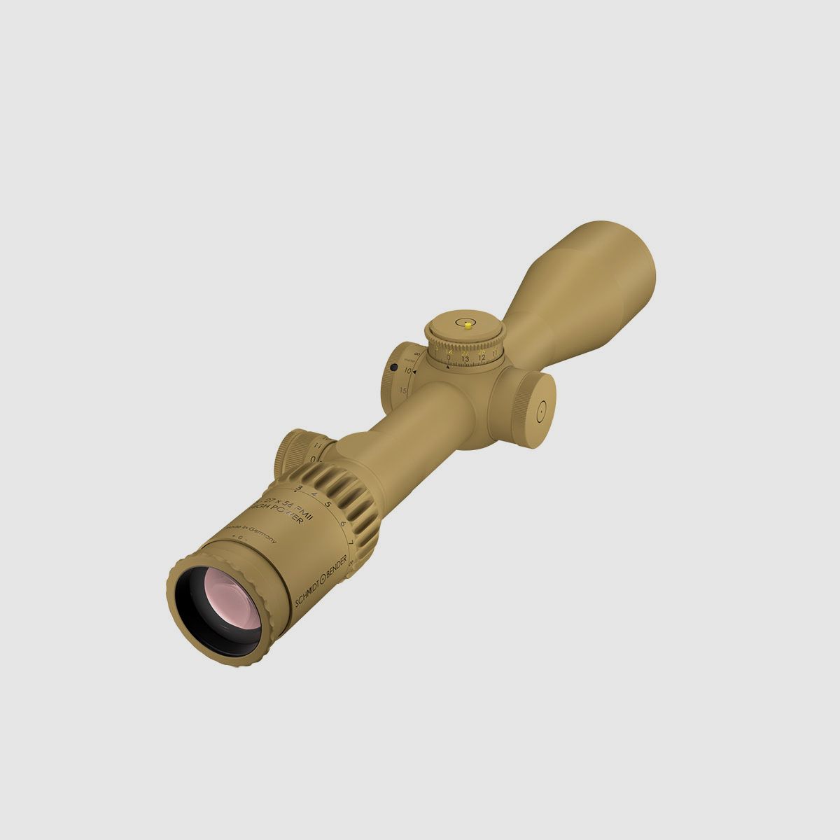 SCHMIDT U. BENDER 3-27×56 PM II High Power LP P4FL 1cm ccw DT27 MTC LT / ST ZC CT RAL 8000, afbeelding 2 van 5