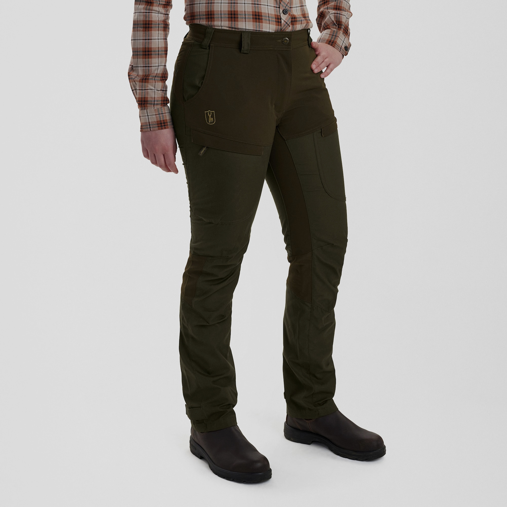 Deerhunter Lady Ann Pantaloni Verde Scuro 40