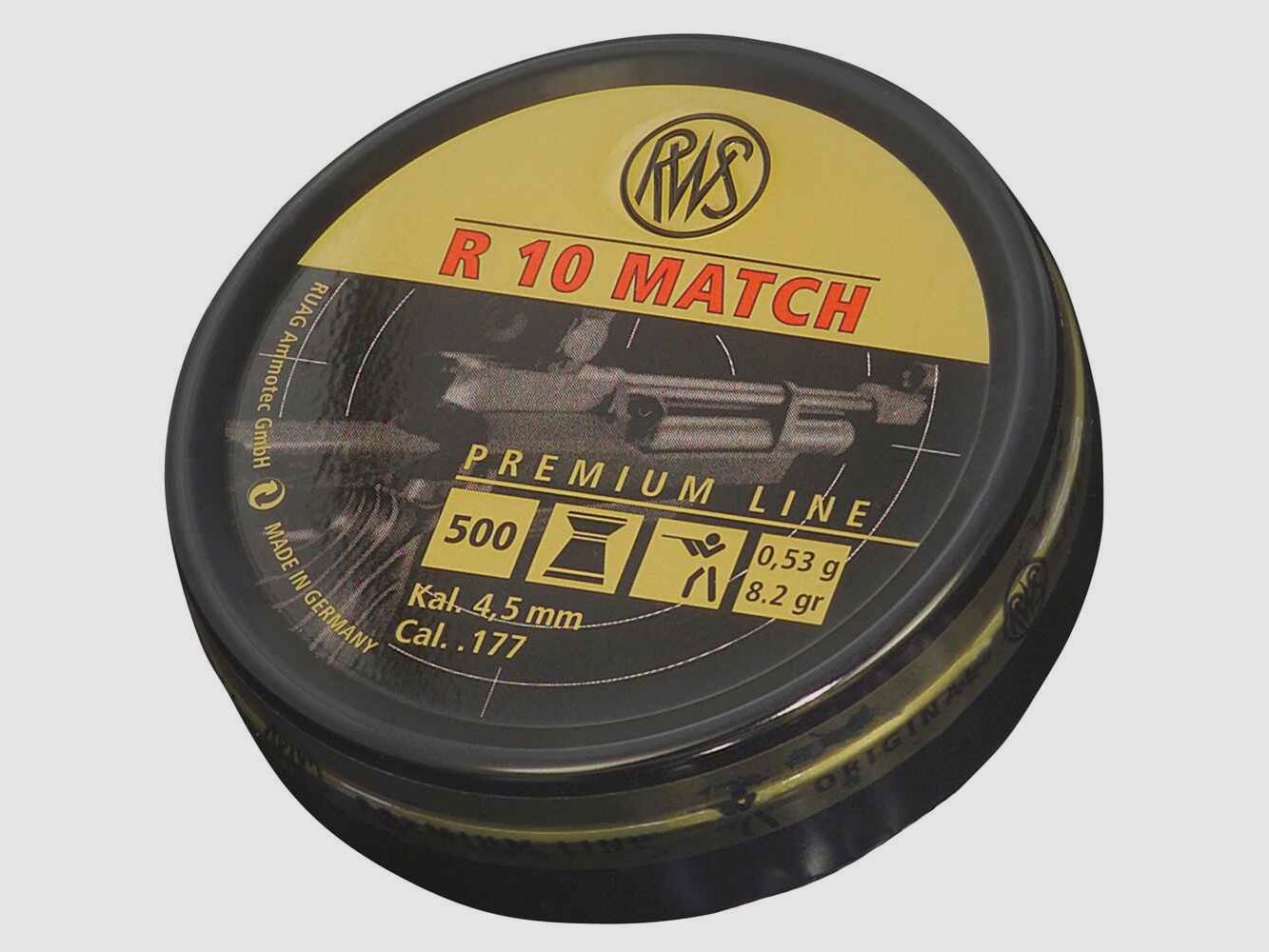 RWS 4,50mm Diabolo R 10 Match 0,53g