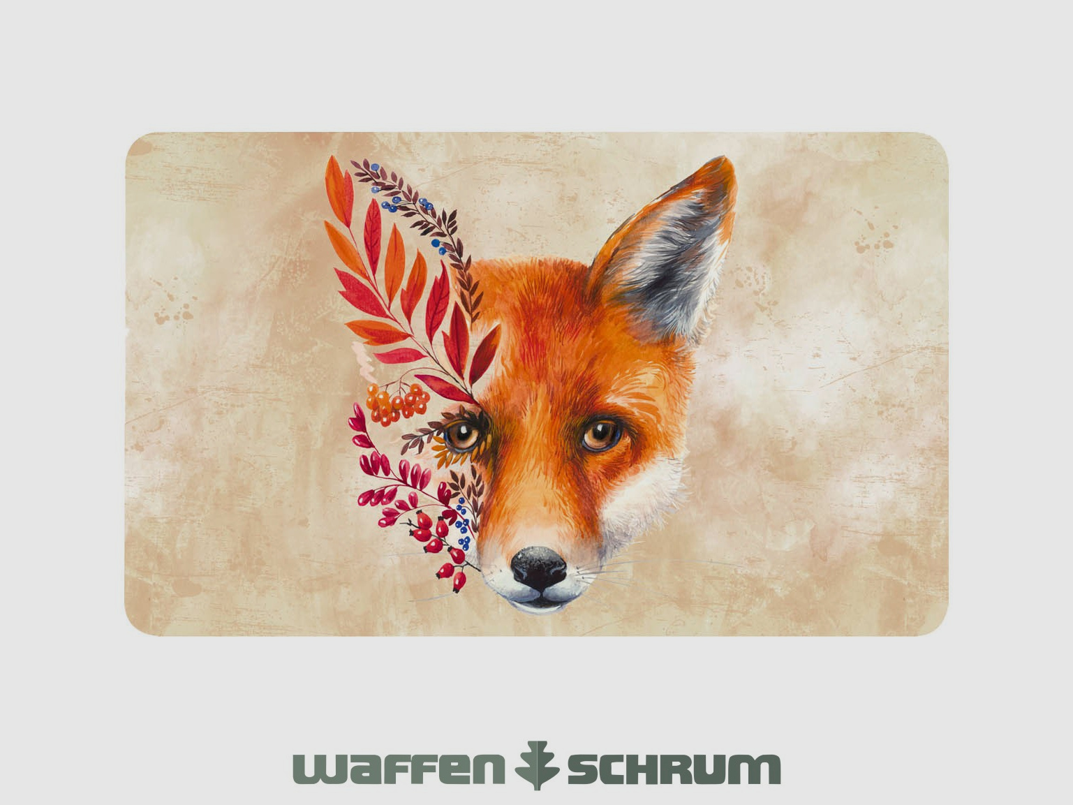 Fritzmann Frühstücksbrettchen Fuchs