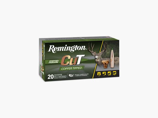 Munition métallique REMINGTON Premier CuT – 6.5 PRC – 130 grains