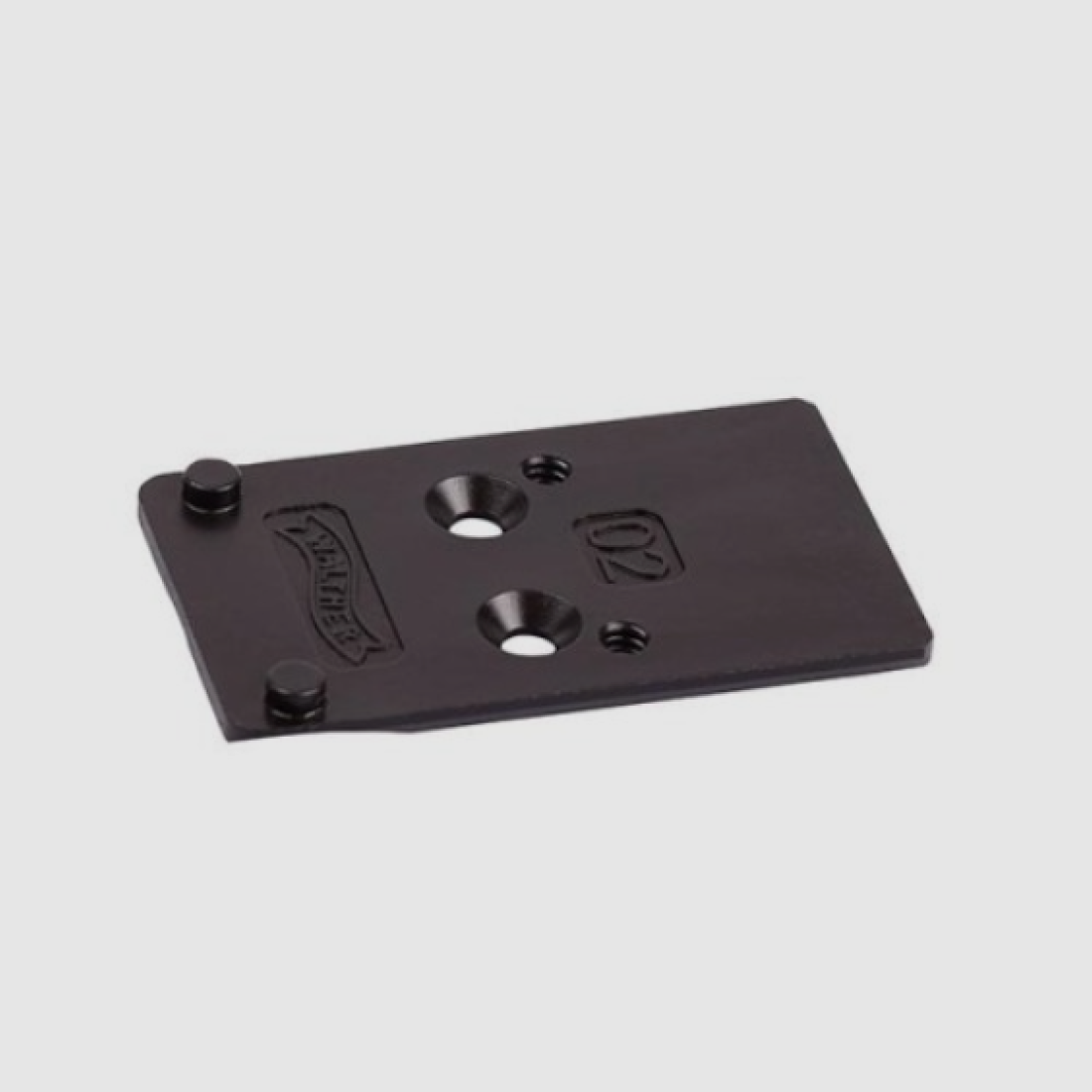 Walther PDP Gen1 (-2021) plaque de montage n° 2 pour Trijicon RMR et SRO, Holosun 507C/407C/508T, Riton, Axion (ancien découpage)