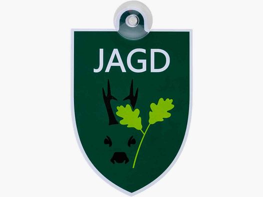Autoschild Jagd