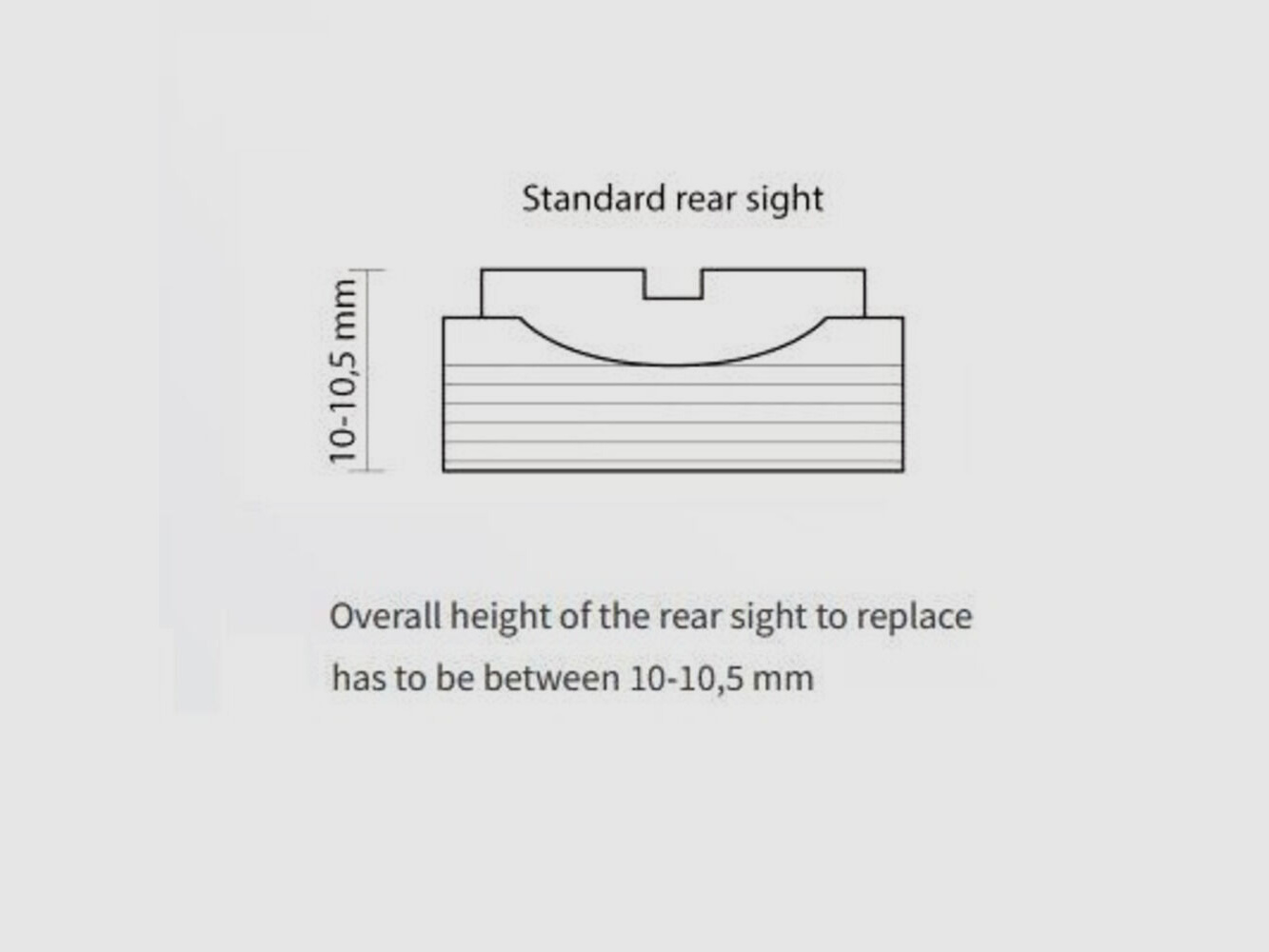 LPA WXT Visor negro Fiber S&W K/L/N/X