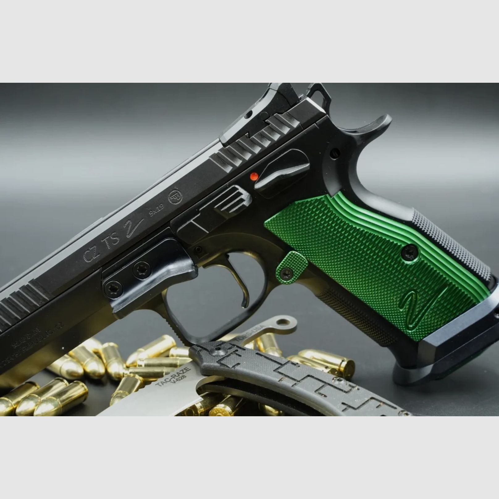 CZ  TS 2 Racing Green 9mm Luger NEU