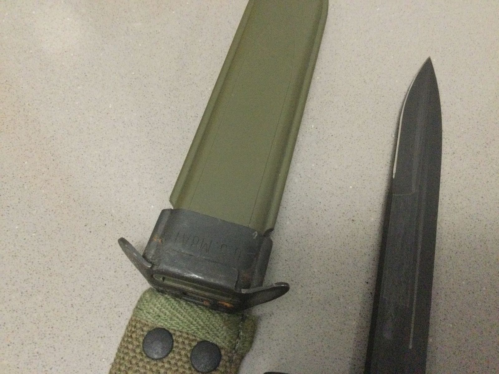 U.S M8AI Bayonet Knife, Messer. Schöne Erhaltung, guter Zustand