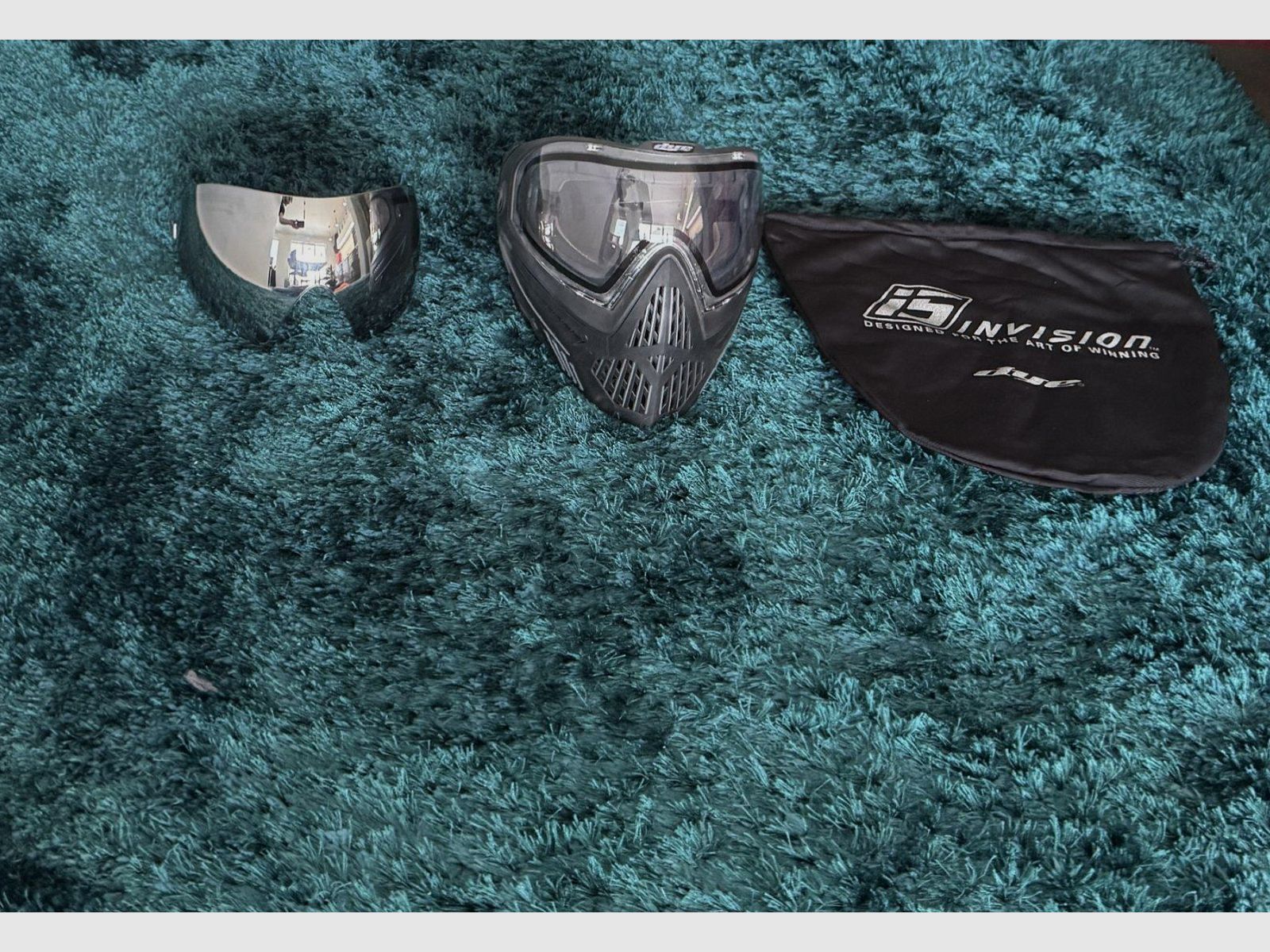  Dye i5 Maske – Onyx Black | Quasi neu | Nur 1x getragen