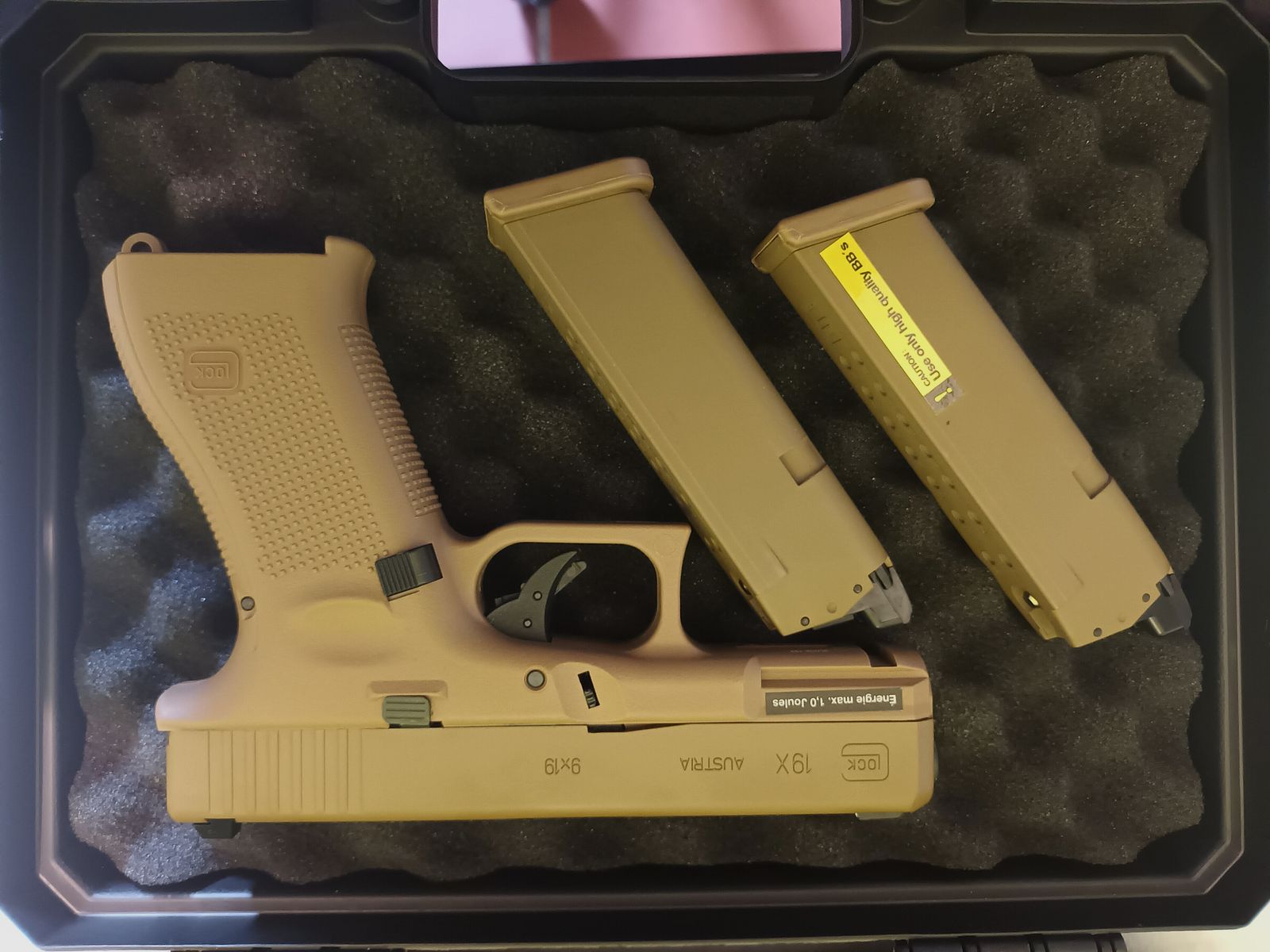 Airsoft Glock 19X inkl 2×Magazine