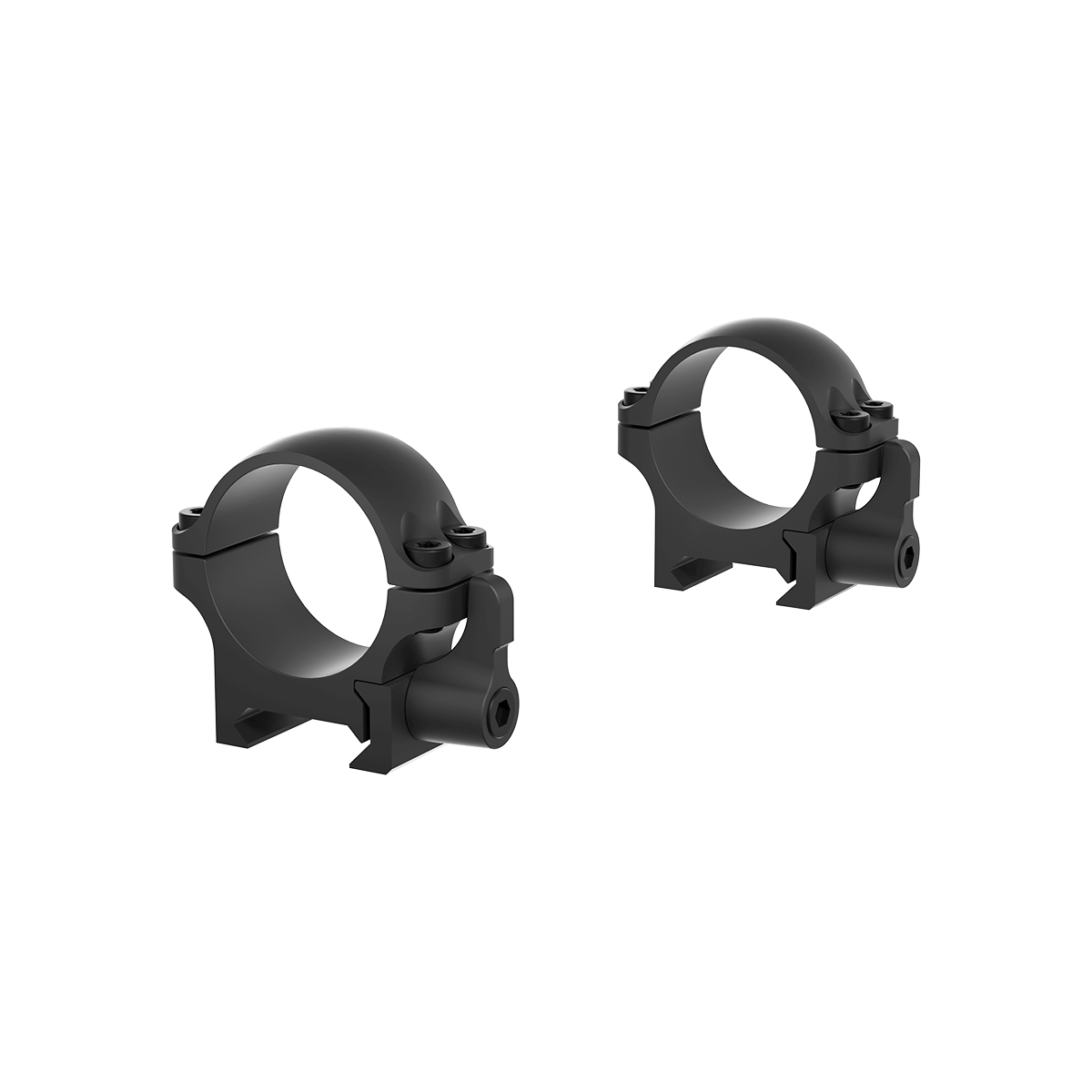 Ringpaar Vector X-Accu, QD, 30 mm, 0,8", Weaver-Schiene – extra niedrig