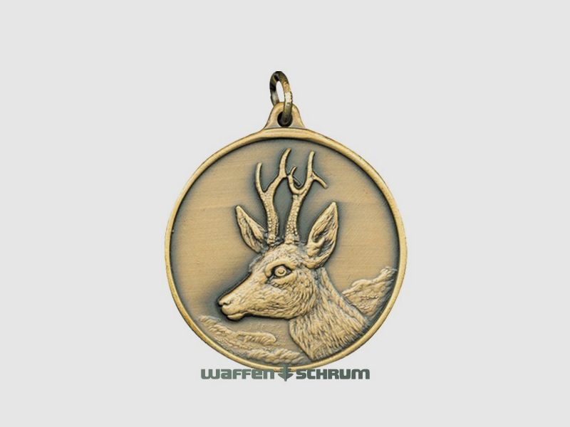 Steinhauer&Lück Jagdmedaille Bock 40 mm Bronzefarbig