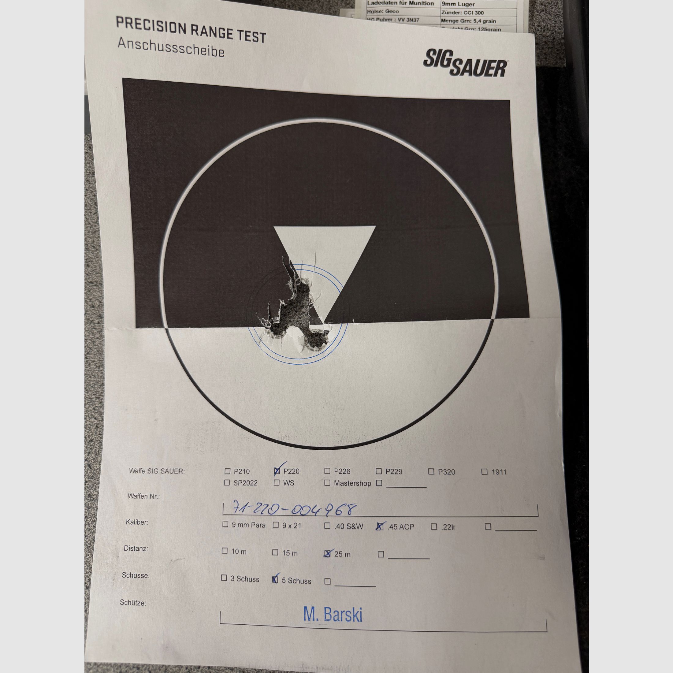 Sig Sauer P220 X-Six .45ACP 