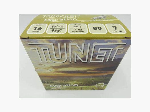TUNET MIGRATION KAL 16 N-7 BG 28G X25