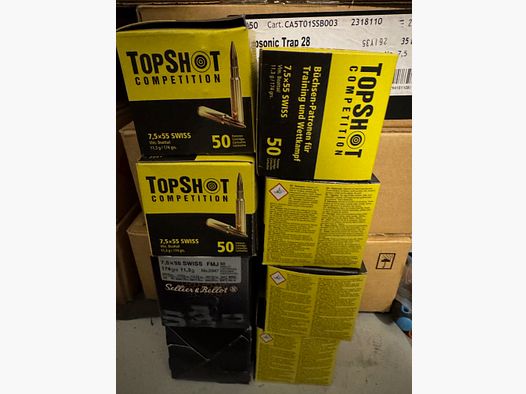 TopShot & S&B 7,5x55 Schweizer 400