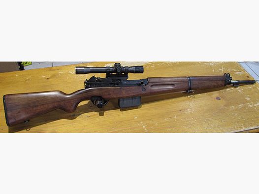carabine semi auto SAFN 49 avec lunette et montage d&rsquo;origine