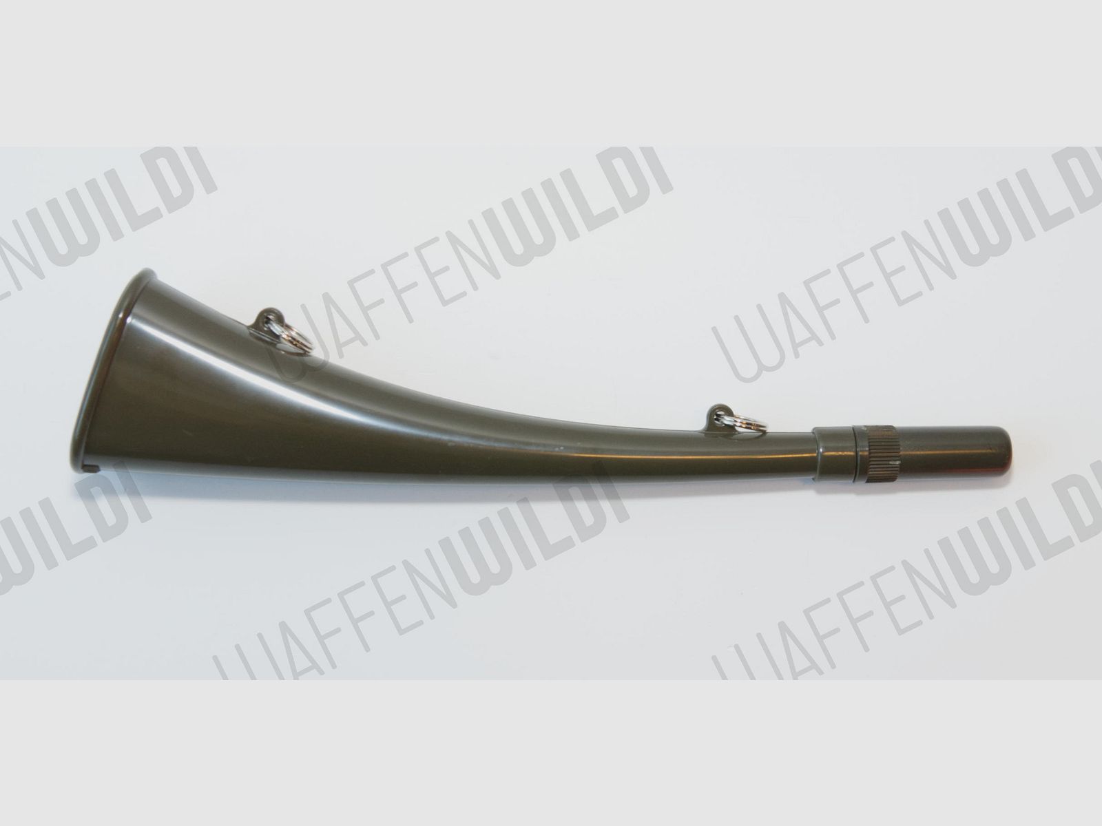 hunting horn green plastic