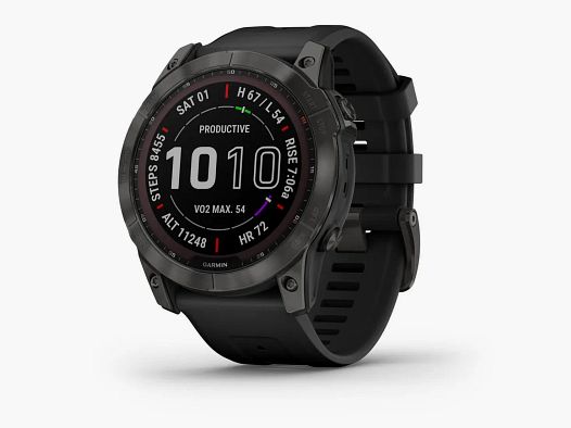 Garmin Fenix® 7X Sapphire Solar Edition (Carbon Grey) DLC Titanium