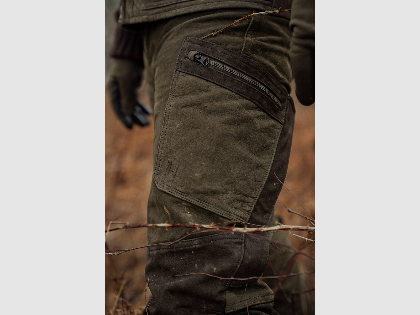 Härkila Jagd Lederhose "Pro Hunter"