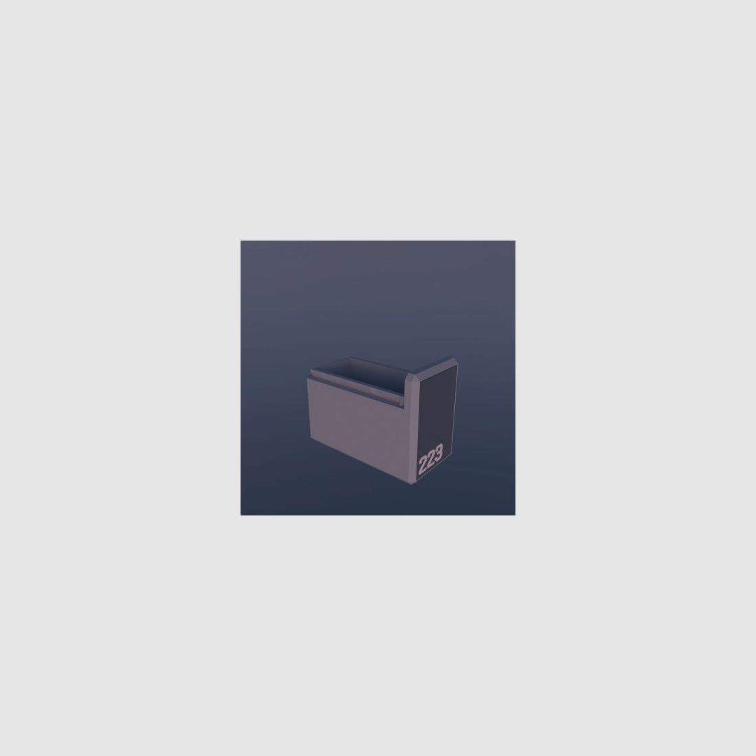 Filamelt Munitionsbox / .223 Remington / 5.56 / ‘Schiebedeckel’ / Patronenbox, Ammo Box
