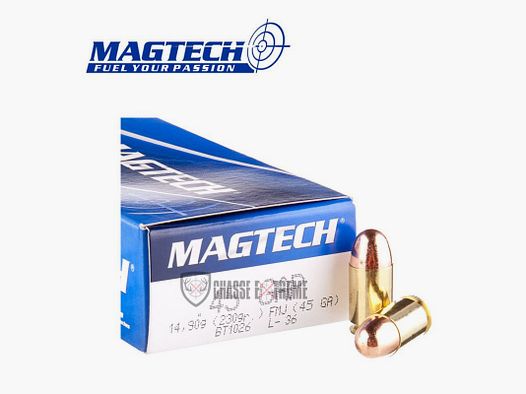 50 Munitions MAGTECH Cal 45 Gap 230gr Fmj