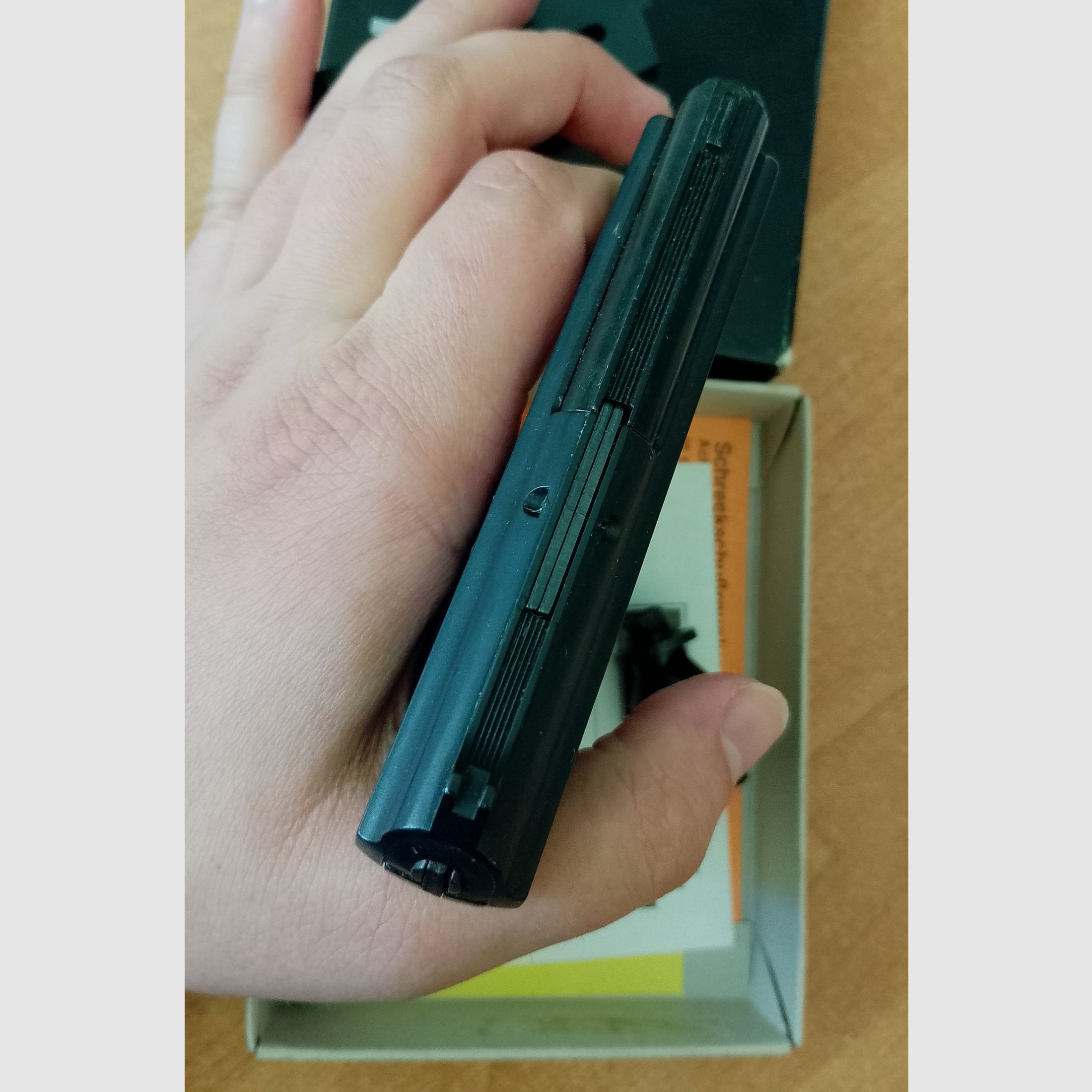 Seltene ME 8 Detective 8mm Knall im PTB 100/2 mit Verpackung!