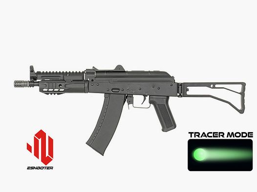 SLR AKS-74U S-AEG mit Tracer HopUp und Eshooter ETU