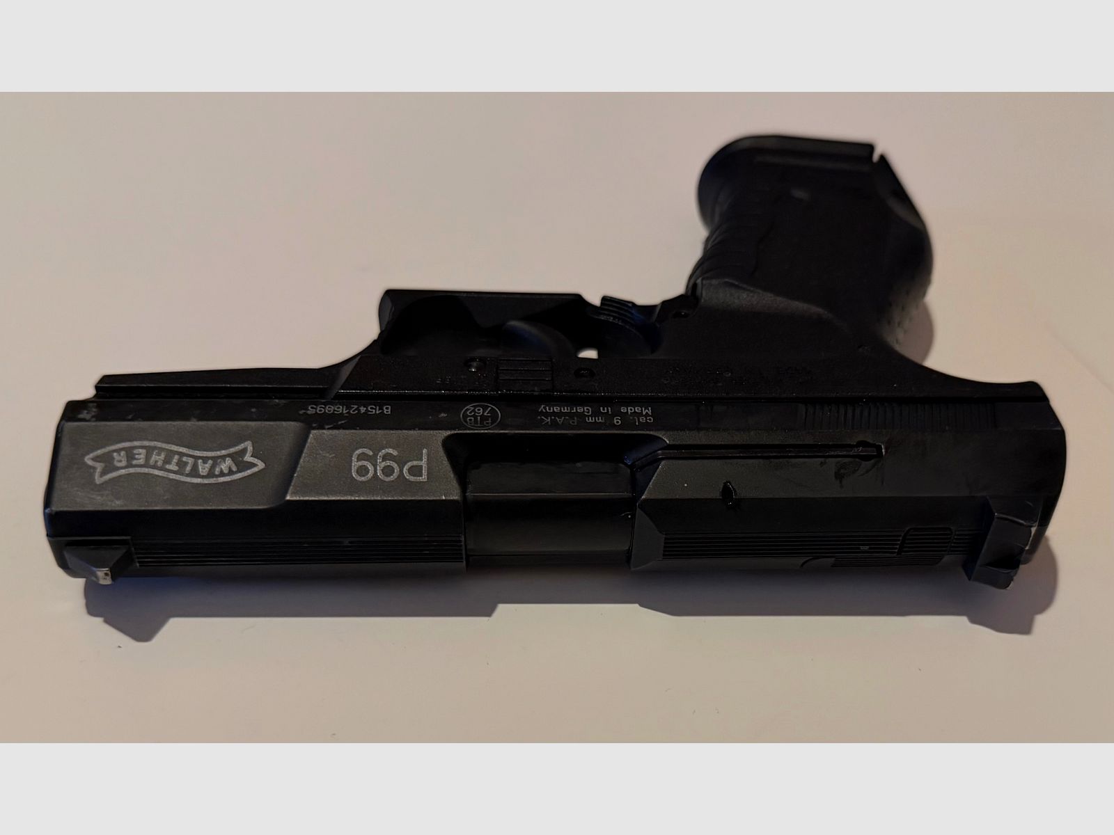 Walther P99 blank firing pistol 9mm P.A.K. matte black