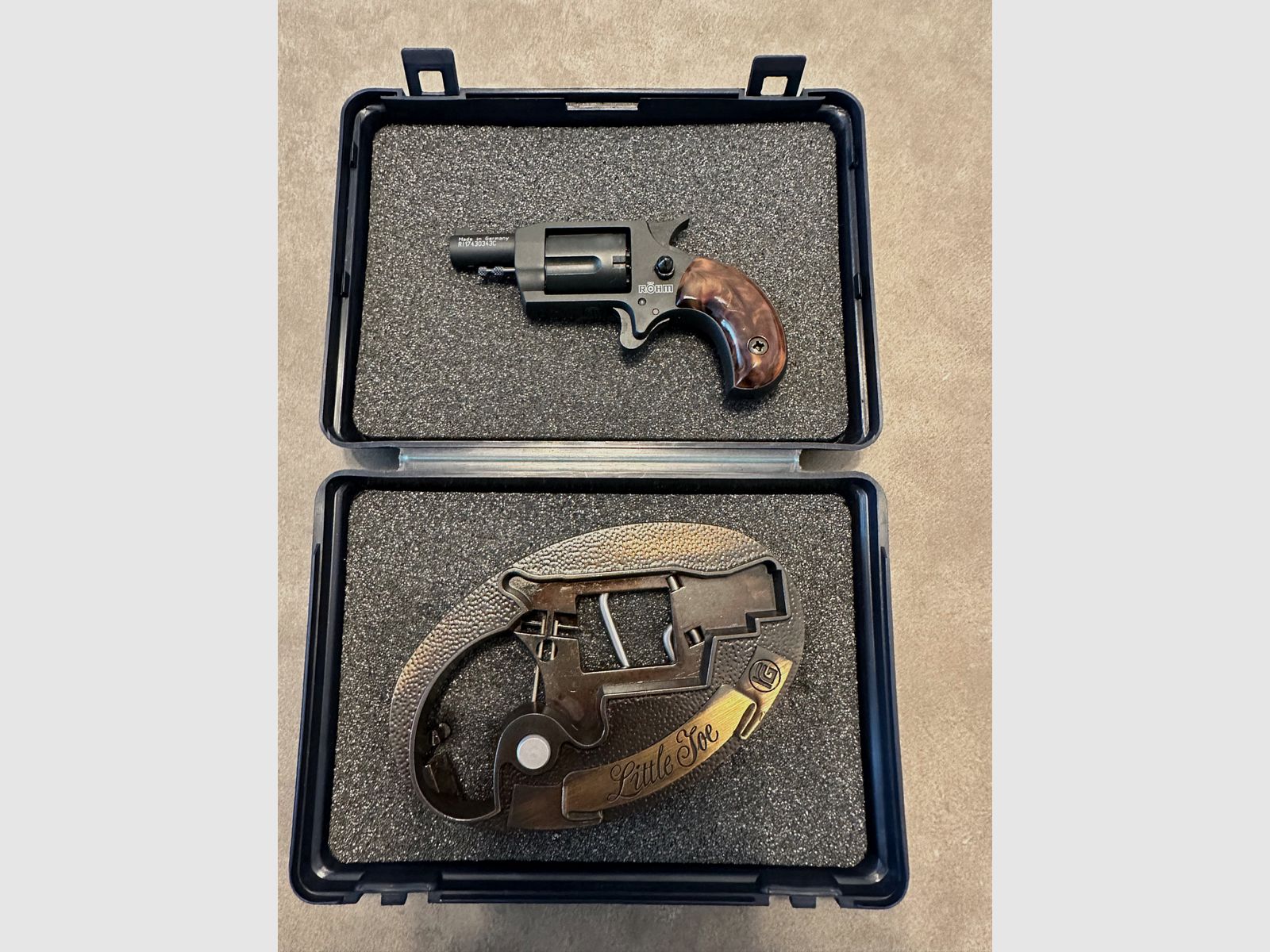 Röhm Little Joe browned met riemgesp Kaliber 6 mm Schreckschuss, afbeelding 2 van 8